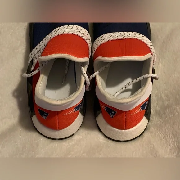 New England Patriots Red, White & Blue Size 45 so 11, 11.5, 12 Shoes - Picture 9 of 11